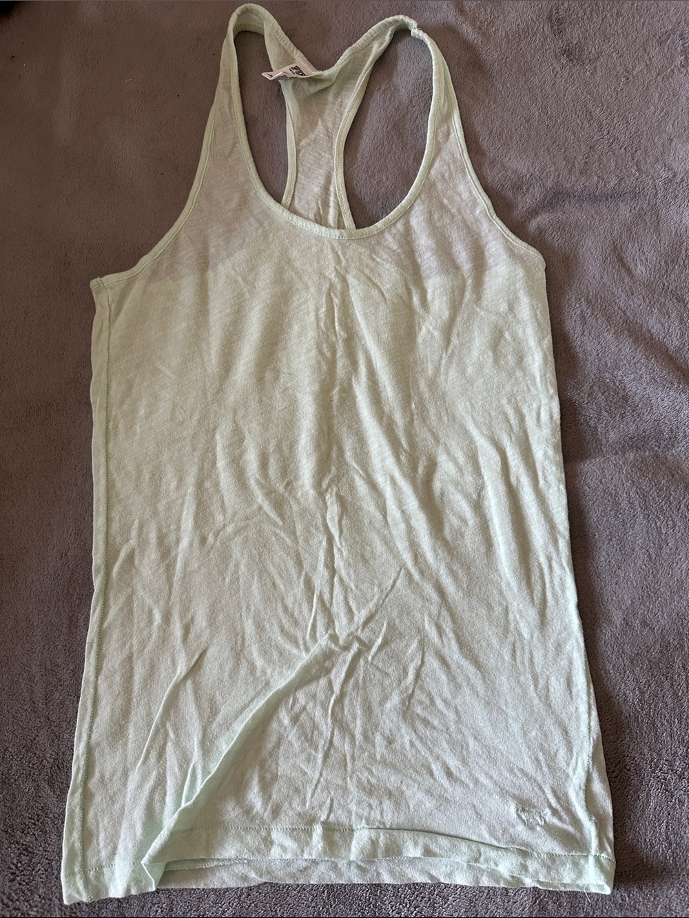 PINK Victoria's Secret Light Mint Racerback Tank